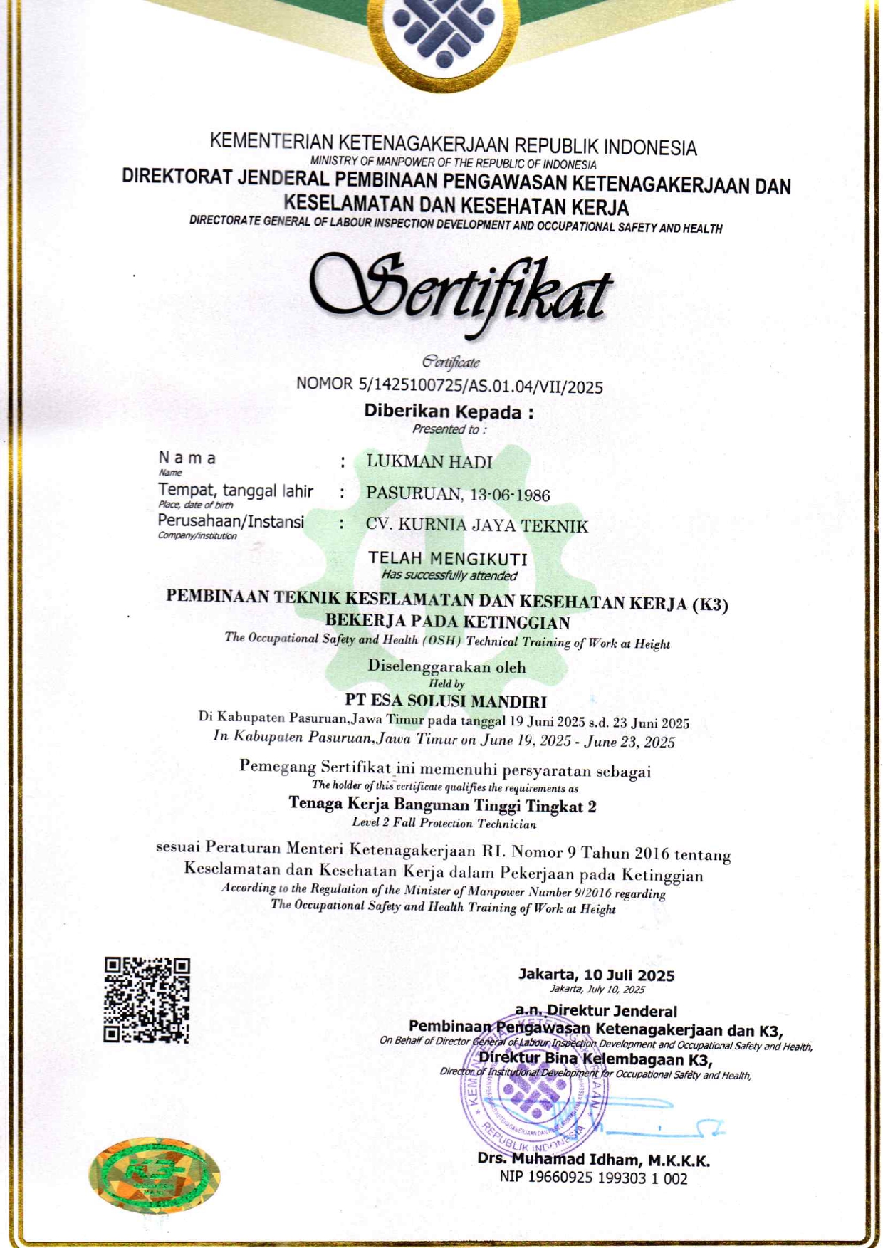 TKBT 2 - Lukman Hadi